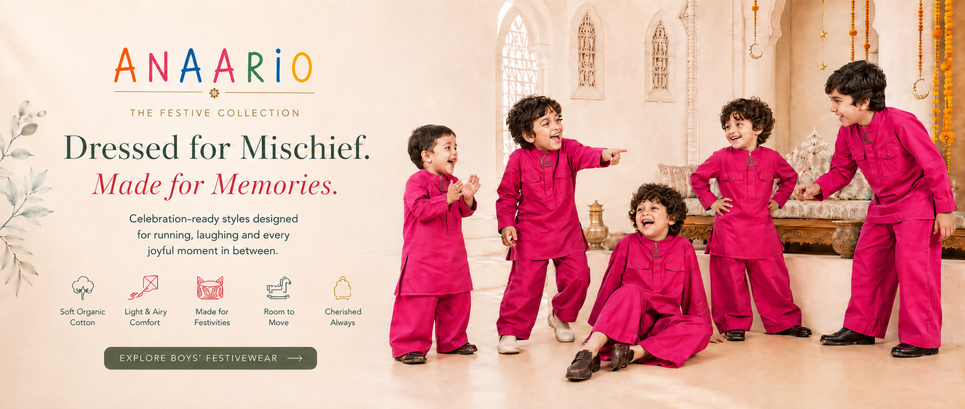 Anaario The Festive Collection boys festivewear banner desktop