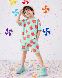 Boy wearing Anaario Apple Smash Co-ord Set