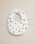 Jungle Bamboo Baby Bib features
