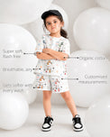 The Popsicle Picnic Girls' Shorts Set features