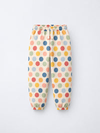 Multi Polka Barrel Pant Set flat lay by Anaario