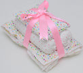 Anaario Snuggles and Cuddles baby blanket gift bundle, multicoloured polka dot print