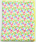 Anaario Snuggles and Cuddles baby blanket gift bundle, multicoloured neon alphabet print