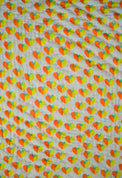 Anaario Snuggles and Cuddles baby blanket gift bundle, orange and yellow hearts print