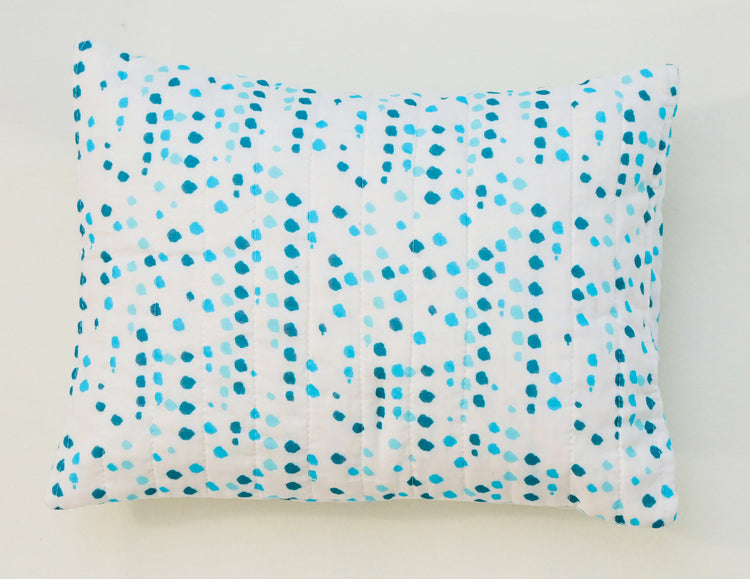Snuggles and Cuddles Baby Blanket Gift Bundle (Blue polka dots)