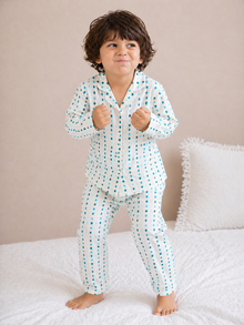 Blue polka spots Set