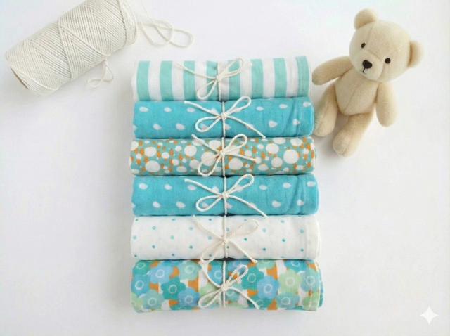 Anaario Baby Cotton Napkins, set of 6