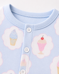 Baby wearing Anaario Cupcakes and Icecream organic mulmul cotton set, newborn to 24 months