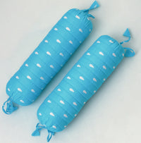 Snuggles and Cuddles Baby Blanket Gift Bundle (Ivory and Tangerine Poppy raindrops)