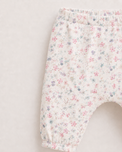 Baby wearing Anaario Multi-Coloured Garden organic mulmul cotton Blossom Breeze set, newborn to 24 months
