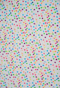 Baby wearing Anaario Multicolor Polka Spots organic mulmul cotton Sakura set, newborn to 24 months