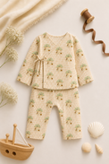 Anaario baby mushroom gingham co-ord set