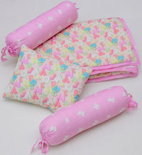 Snuggles and Cuddles Baby Blanket Gift Bundle (Multicoloured pastel alphabets)