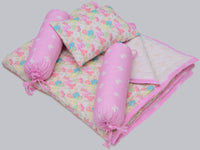 Snuggles and Cuddles Baby Blanket Gift Bundle (Multicoloured pastel alphabets)