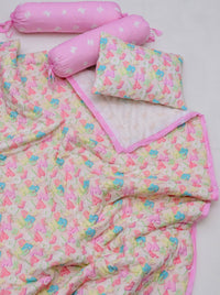 Snuggles and Cuddles Baby Blanket Gift Bundle (Multicoloured pastel alphabets)