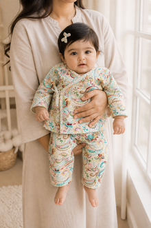 Pastel Paisley Wrap Baby Co-ord Set