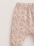 Baby wearing Anaario Vintage Bunny organic mulmul cotton Blossom Breeze set, newborn to 24 months