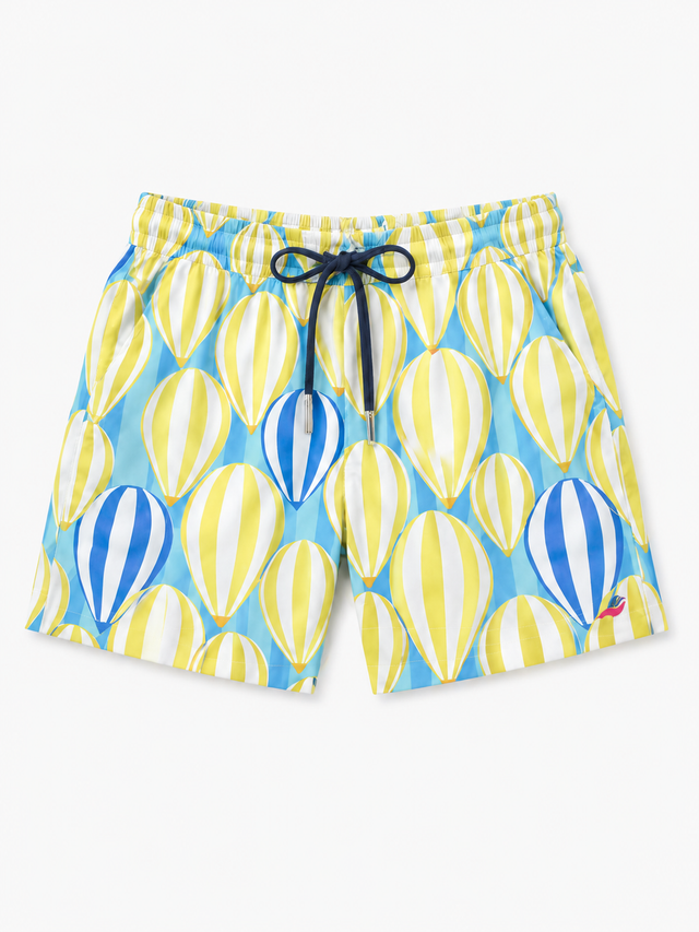 Boy wearing Anaario Balloon Sky Shorts