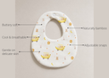 Anaario Banana Bamboo Baby Bib key features