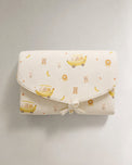 Banana bamboo baby changing mat — banana print, soft bamboo cotton