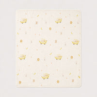 Banana bamboo baby quilt — banana print, soft bamboo cotton