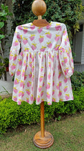 Girl wearing Anaario Berry Bloom Dress