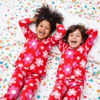Girl wearing Anaario Bloom Pop Night Suit