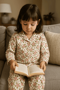 Girl wearing Anaario Blossom Belle Night Suit