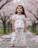 Girl wearing Anaario Blossom Breeze Co-ord Set