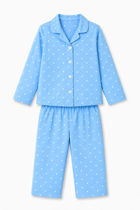 Boy wearing Anaario Blue-a-Boo Night Suit