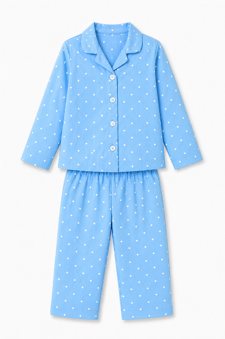 Boy wearing Anaario Blue-a-Boo Night Suit