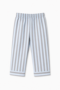 Boy wearing Anaario Blue and Grey Stripes Night Suit