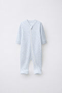 Blue Duck bamboo cotton baby sleepsuit — two-way zip romper onesie