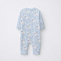 Blue Duck bamboo cotton baby sleepsuit — bamboo cotton onesie romper flatlay
