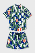 Anaario Blue Parachute Co-ord Set