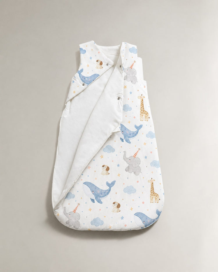 Blue Whale Bamboo Baby Sleeping Bag