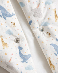 Blue Whale Bamboo Baby Sleeping Bag