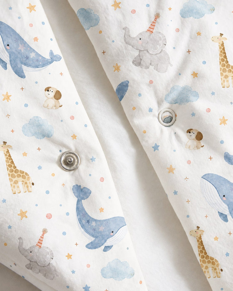 Blue Whale Bamboo Baby Sleeping Bag
