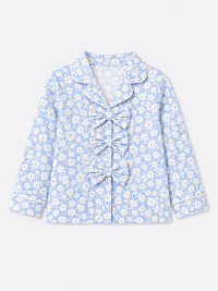 Girl wearing Anaario Bluebell Daisy Night Suit