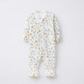 Bunny & Blossom bamboo cotton baby sleepsuit — full-sleeve baby sleepsuit, zip onesie