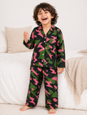 Boy wearing Anaario Camo Cutie Night Suit