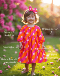 Girl wearing Anaario Candy Pop Daisy Dress