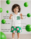 Boy wearing Anaario Candy Pop Pocket Shirt Set