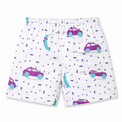 Boy wearing Anaario Car Print Shorts