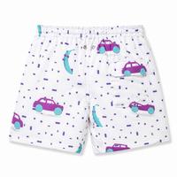 Boy wearing Anaario Car Print Shorts
