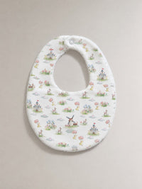 Carnival Windmill bamboo baby bib — carnival windmill print, soft bamboo cotton