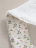 Carnival Windmill bamboo baby bib — print detail