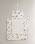 Carnival Windmill bamboo baby changing mat — carnival windmill print, soft bamboo cotton
