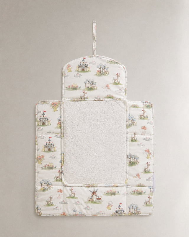 Carnival Windmill bamboo baby changing mat — carnival windmill print, soft bamboo cotton