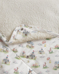Carnival Windmill bamboo baby changing mat — print detail